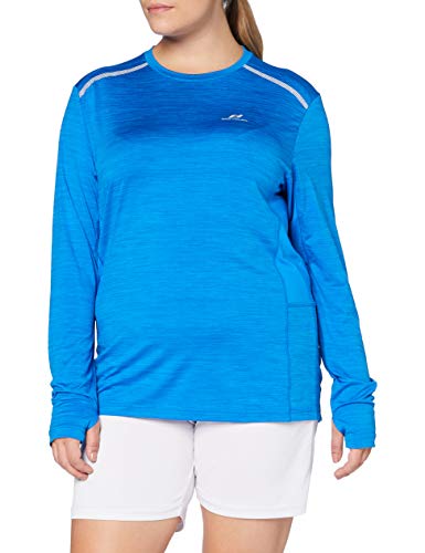 Pro Touch Damen Aimo Sweatshirt XL Melange/Blau Königsblau von Pro Touch