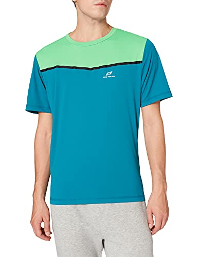 Pro Touch Herren Aksel T-Shirt, Blueaqua/Green, L von Pro Touch