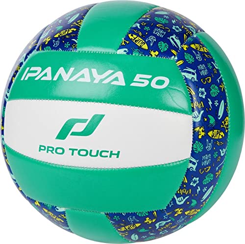 Pro Touch Ipanaya 50 Beachvolleyball, Bluedark/Greenlime/M, 5 von Pro Touch