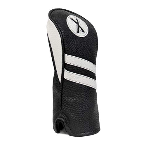 ProActive Sports | Vintage-Golfschlägerhauben | für Fahrer, Fairwayhölzer und Hybriden | Klassische Schlägerhauben passend für die meisten Schläger | klassischer Leder-Look | X-Hybrid-Schlägerhaube | von ProActive Sports