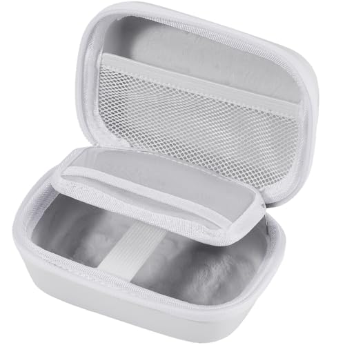 ProCase Digitalkameratasche für 1080P FHD/Kodak Pixpro FZ55/FZ53/FZ45/FZ43, Digitalkamera Fotokamera Tasche für Kinder Tragbare Digital Kamera Tragetasche für Canon IXUS 285/Sony W800 -Weiß von ProCase