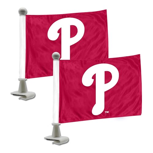 Promark MLB Philadelphia Phillies Flaggen-Set, 2-teilig, Ambassador StylePhiladelphia Phillies, Ambassador Style, Team Farbe, Einheitsgröße von FANMATS