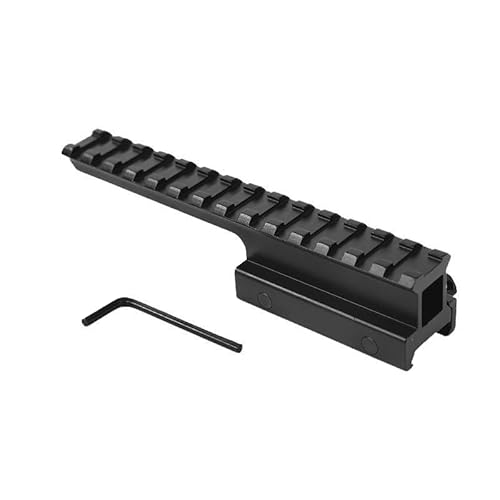 ProWildGear Full Length 145mm Riser 20mm Top Picatinny/Weaver Rail Height Increase Extension Bracket von ProWildGear