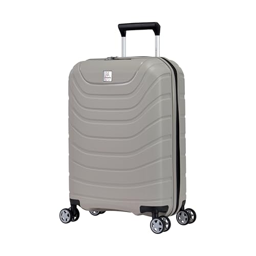 Probeetle by Eminent Koffer Voyager XXI 77cm 112L Hartschalenkoffer L Polypropylen Extra Robust & Leicht 4 Doppelrollen Grau von Probeetle by Eminent