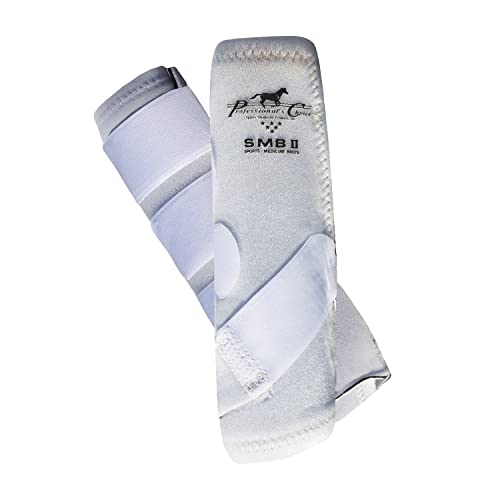 Professional's Choice Equine Smbii Beinstiefel, 1 Paar, Größe S, Weiß von Professional's Choice