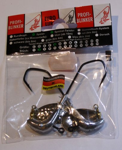 Profi Blinker Spinn-Twister 2er schwarz Gr??? e: G von Profi Blinker