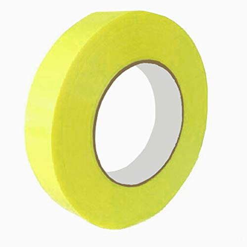 Felgenband gelb Klebeband No Notubes Strapping Tape 66m Verschiedene Breiten (9mm - 50mm) (19 mm) von Profiklebeband