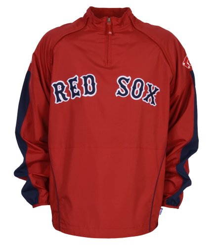 MLB Boston Red Sox Big & Tall Cool Base Gamer Jacke, Herren, rot, 4X-Large von Profile Big & Tall
