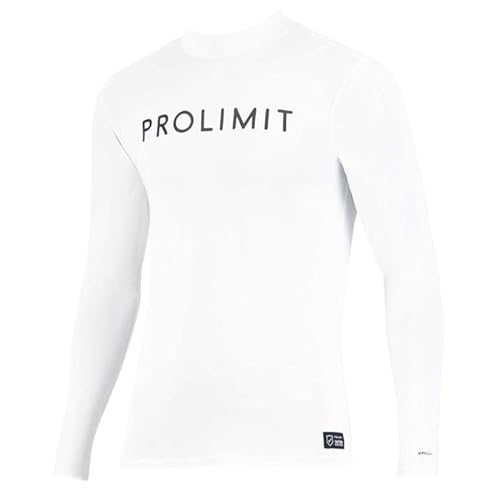 Prolimit Lycra Rashguard Logo Longarm White M White von Prolimit