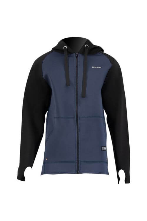Prolimit Sup Neopren Zip Hoodie 1,5mm Schiefer/Schwarz Prolimit Sup Neopren Zip Hoodie 1,5mm Schiefer/Schwarz von Prolimit