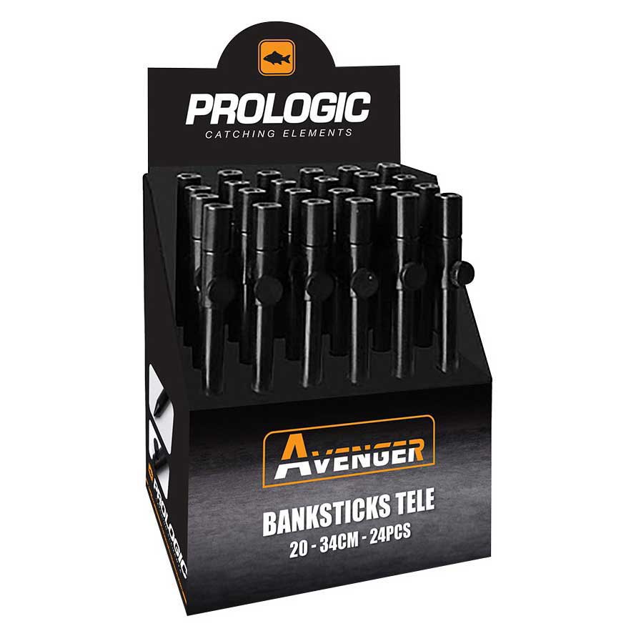 Prologic Avenger Tele Bankstick 24 Units Silber 50-85 cm von Prologic