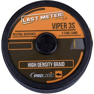 Prologic Viper 3S Ultrasoft Three Tone Green 15m - Vorfachschnur zum Karpfenangeln, Karpfenschnur, Vorfachmaterial für Karpfen, Tragkraft:40lbs/18kg von Prologic
