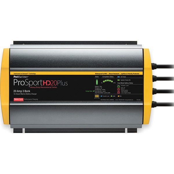 Promariner Prosporthd Series 3 Banks Battery Charger Schwarz 20 A von Promariner