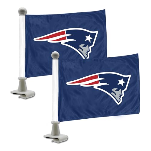 Promark NFL New England Patriots Flaggen-Set, 2-teilig, Ambassador Stylenew England Patriots Flaggen-Set, 2-teilig, Ambassador-Stil, Team-Farbe, Einheitsgröße von FANMATS
