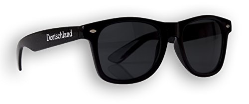 Promo Trade WM Fanbrille - Deutschland schwarz ohne Logo - Sonnenbrille - Fan Artikel von Promo Trade