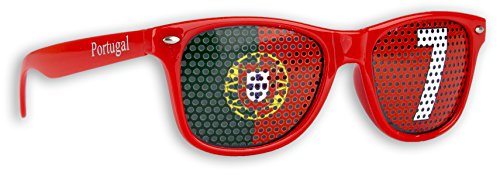 WM Fanbrille - Portugal #7 Kids - Sonnenbrille - Fan Artikel von Promo Trade