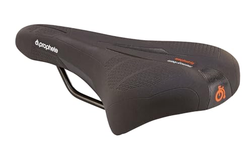 Prophete Fahrradsattel, MTB-Renn-Sattel, mit Memory Foam Technology, Farbe schwarz von Prophete
