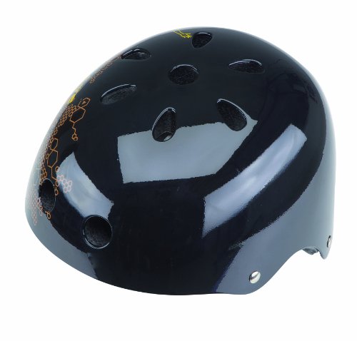 Prophete Kinder Skater-Helm mit Dekor, schwarz/ braun, 55-62 cm, 941 von Prophete