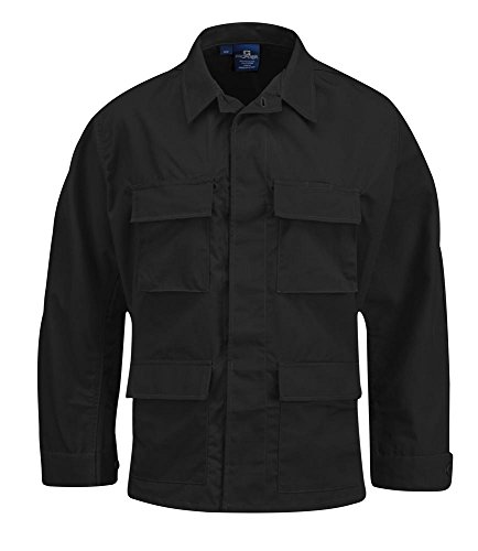 Propper Herren BDU Coat Jacke, Schwarz, 65% Polyester, 35% Baumwolle, Large Short von Propper
