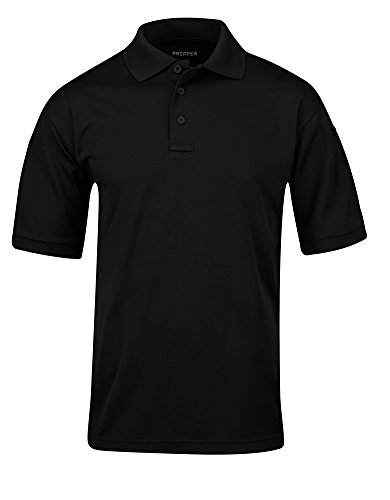 Propper Herren-Poloshirt, Schwarz, Größe L von Propper