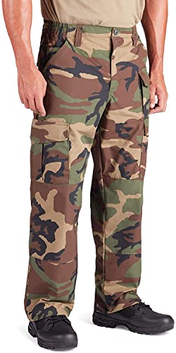 Propper Herren Uniform Taktische Hose, Herren, Hose, F52512532044X30, Woodland, 44W / 30L von Propper