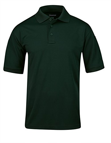 Propper Herren-Poloshirt mit kurzen Ärmeln, Dunkelgrün, Größe XS von Propper