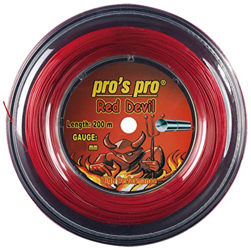 Pro's Pro Red Devil 1.24mm 200m teuflisch gute Tennissaite … von Pros pro