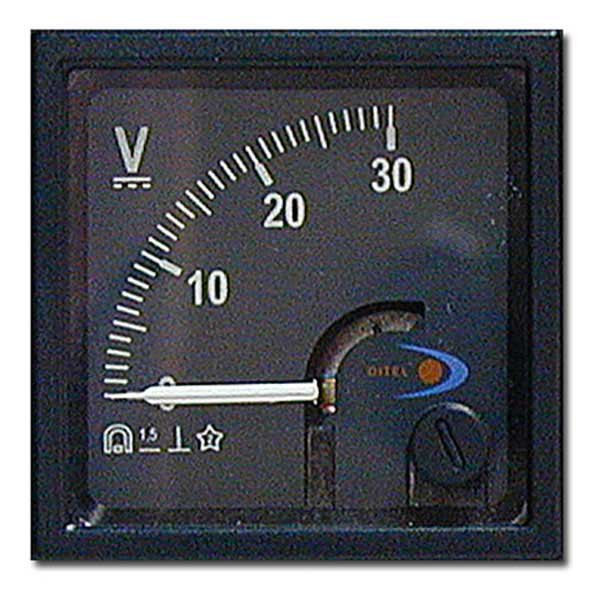 Pros Analog 0-30vdc Voltmeter Blau von Pros