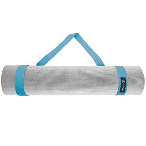 ProsourceFit Tragetasche für Yogamatte, leicht verstellbarer Tragegurt, 152 cm lang, Baumwolle (Aqua) von ProsourceFit