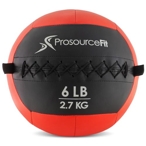 ProsourceFit Unisex – Erwachsene Weiche Medizin Ball, Red 6 LB, Einheitsgröße von ProsourceFit