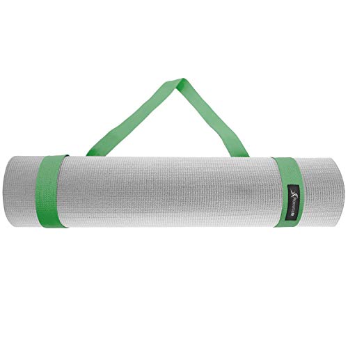 ProSource Yogamatte aus Baumwolle, Tragegurt, 152,4 cm, Grün von ProsourceFit