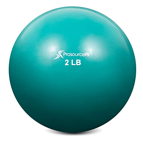 ProsourceFit Weighted Toning Exercise Balls for Pilates, Yoga, Strength Training and Physical Therapy, 2 lb to 8 lb, Color Coded von ProsourceFit