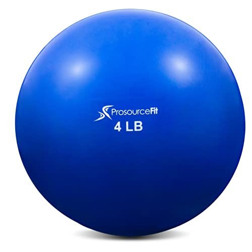ProsourceFit Weighted Training Balls for Pilates, Yoga, Strength Training and Physiotherapy, 1.8kg, Blue, ps-222-smb-1.8kg von ProsourceFit