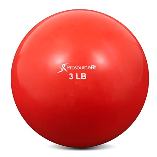 ProsourceFit Unisex – Erwachsene Gewichtete Tonung Übungsball, Rot, Einheitsgröße von ProsourceFit