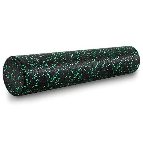 ProsourceFit Unisex-Adult ps-2068-sfr-green-36 High Density and Speckled Foam Rollers, Black/Green, Size von ProsourceFit
