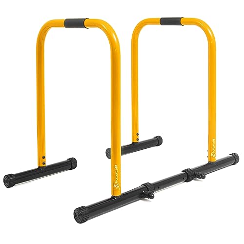 ProsourceFit Dip Stand Station, Heavy Duty Ultimate Body Press Bar with Safety Connector for Tricep Dips von ProsourceFit