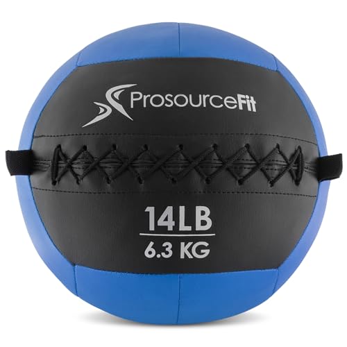 ProsourceFit Unisex – Erwachsene Weiche Medizin Ball, Blue 14 LB, Einheitsgröße von ProsourceFit