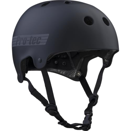 Protec Helmet Unisex Erwachsene Helmet, Matte Black Reflective (schwarz), Einheitsgröße von Protec Helmet