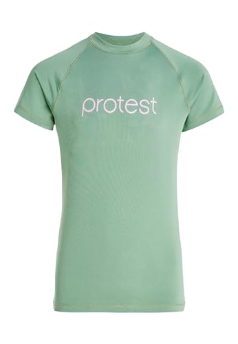 Protest Girls Surfshirt Kurzarm PRTSENNA JR Green Baygreen 152 von Protest