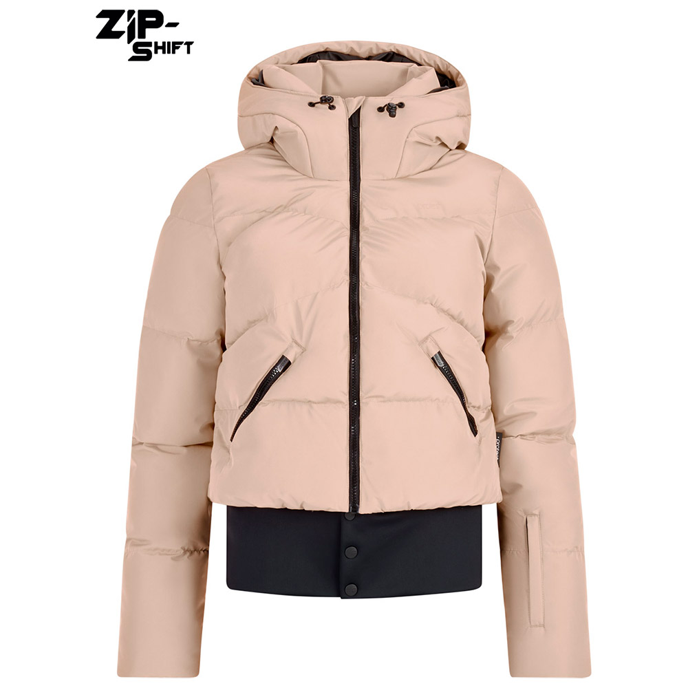 Protest Preppy Zip-shift Jacket Beige L Frau von Protest