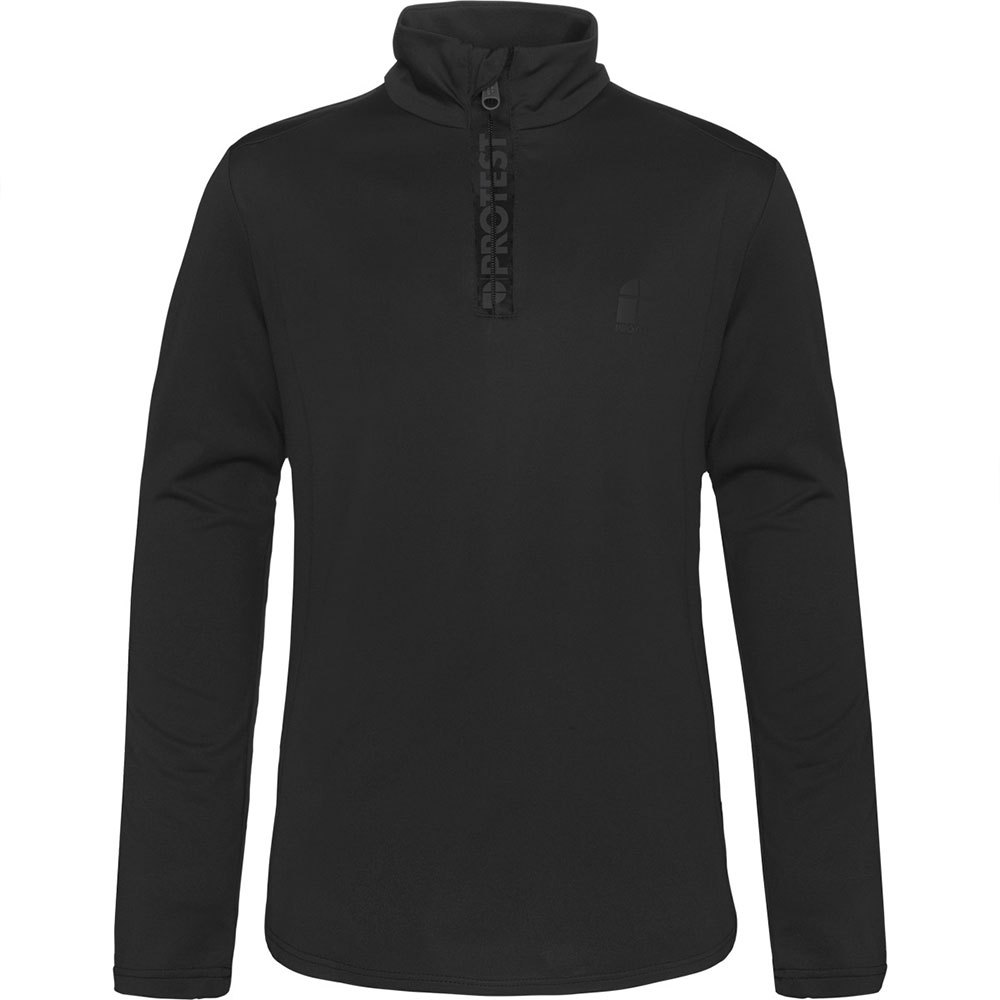 Protest Rewillowy Half Zip Long Sleeve T-shirt Schwarz 164 cm Junge von Protest
