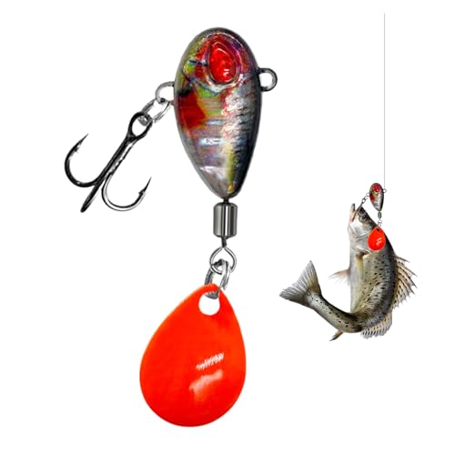 Protoence Forellenköder - Salzwasser Spinnerköder Mit Haken - Fischzubehör Für Fluss Meer Süßwasser See Boot Kajak Camping Outdoor Angeln Fischen von Protoence
