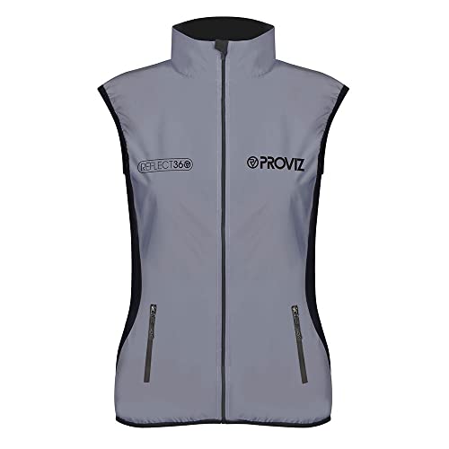 Proviz Women's Reflect360 Running Vest, Silver, Size 10 von Proviz