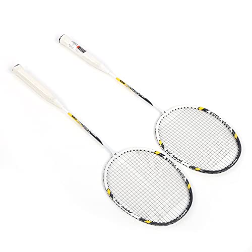 1068 Professioneller Badmintonschläger aus Aluminiumlegierung mit moderater Elastizität für Erwachsene Doppelspielertraining von Pssopp