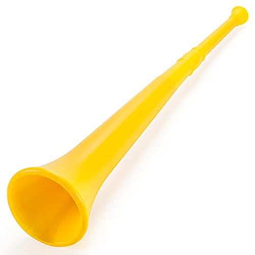 Pudgy auf dem Arm Pedro 's Kunststoff Vuvuzela Stadion Horn, 26, gelb von Pudgy Pedro's