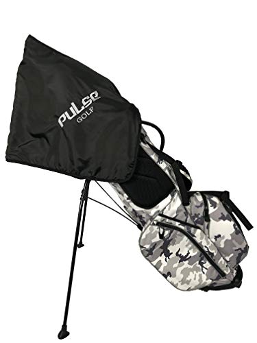 PulseGolf Golfhandtuch - Regenhandtuch - Bagcover - Schlägerputztuch - Innenfutter 100% Baumwolle - XXL 49 x 49cm von PulseGolf