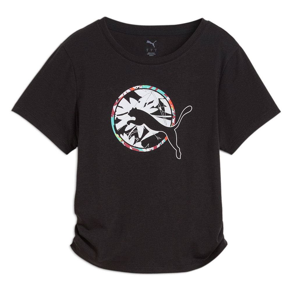 Puma Select Tropical Short Sleeve T-shirt Schwarz S Frau von Puma Select