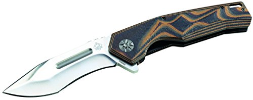 Puma TEC Einhandmesser, braune G10-Griffe Messer, Mehrfarbig, Einheitsgröße von Puma TEC
