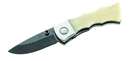 Puma TEC Messer Einhandmesser Keramik-Klinge Länge geöffnet: 12.9cm, grau, M von Puma TEC