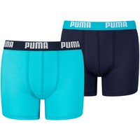 2er Pack PUMA Basic Boxershorts Jungen bright blue 122-128 von Puma